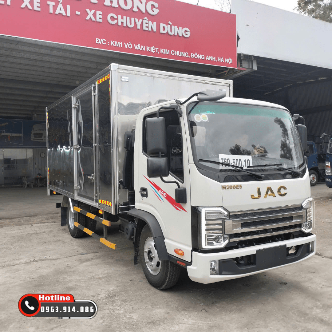 Xe Tải JAC N200S E5 - 1.9 Tấn Thùng Kín Dài 4M37 - JAC Hà Nội